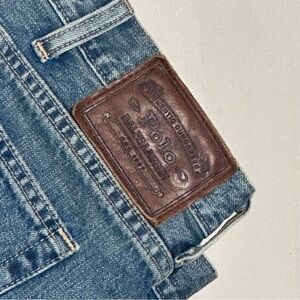Polo by Ralph Lauren Blue Jeans with Leather Patch